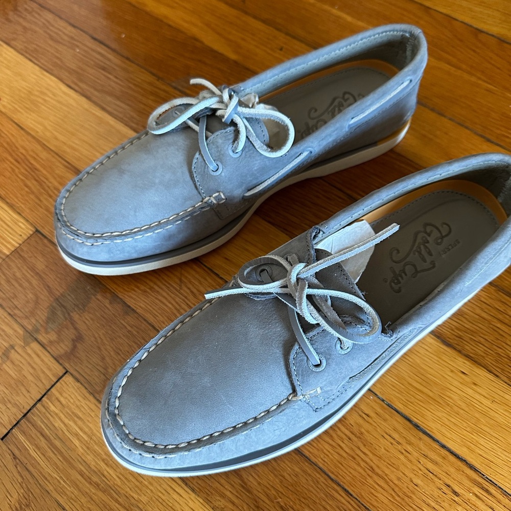 Sperry Light Blue Boat Shoes (new!)